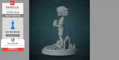 Basil - Omori - Character Figure STL
