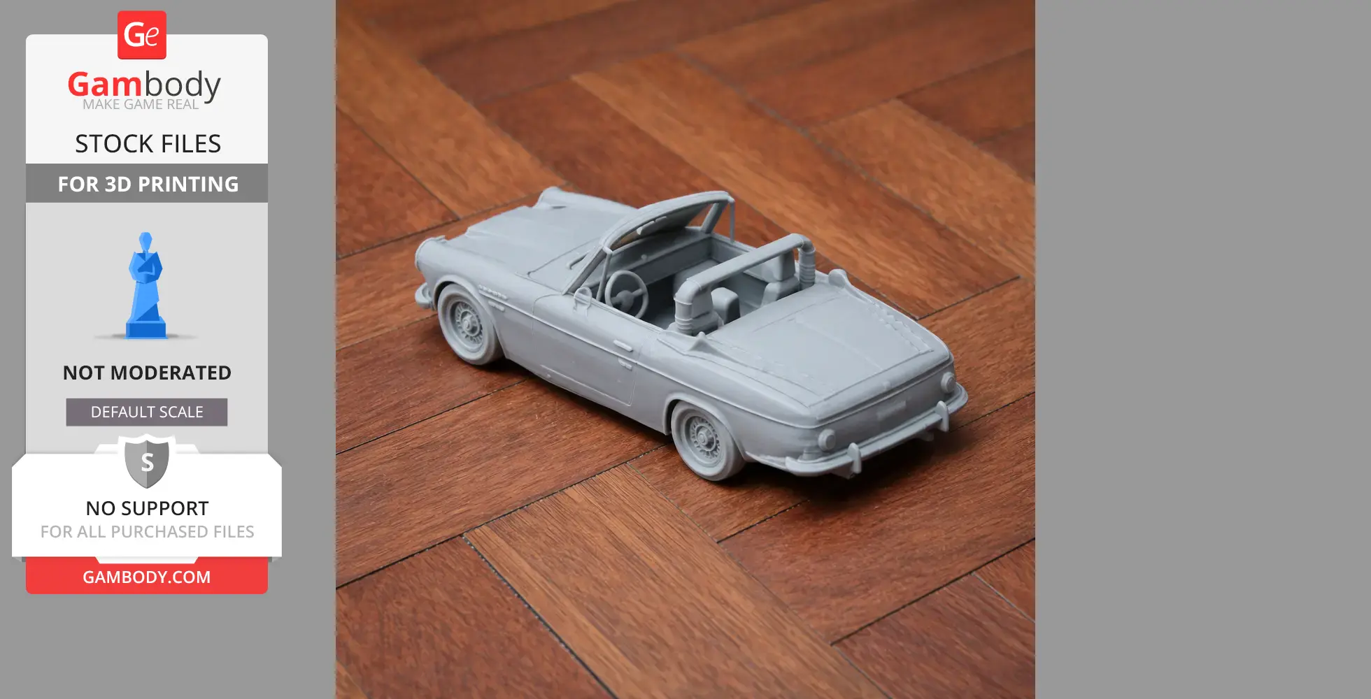 Datsun Roadster - Scale Vehicle STL