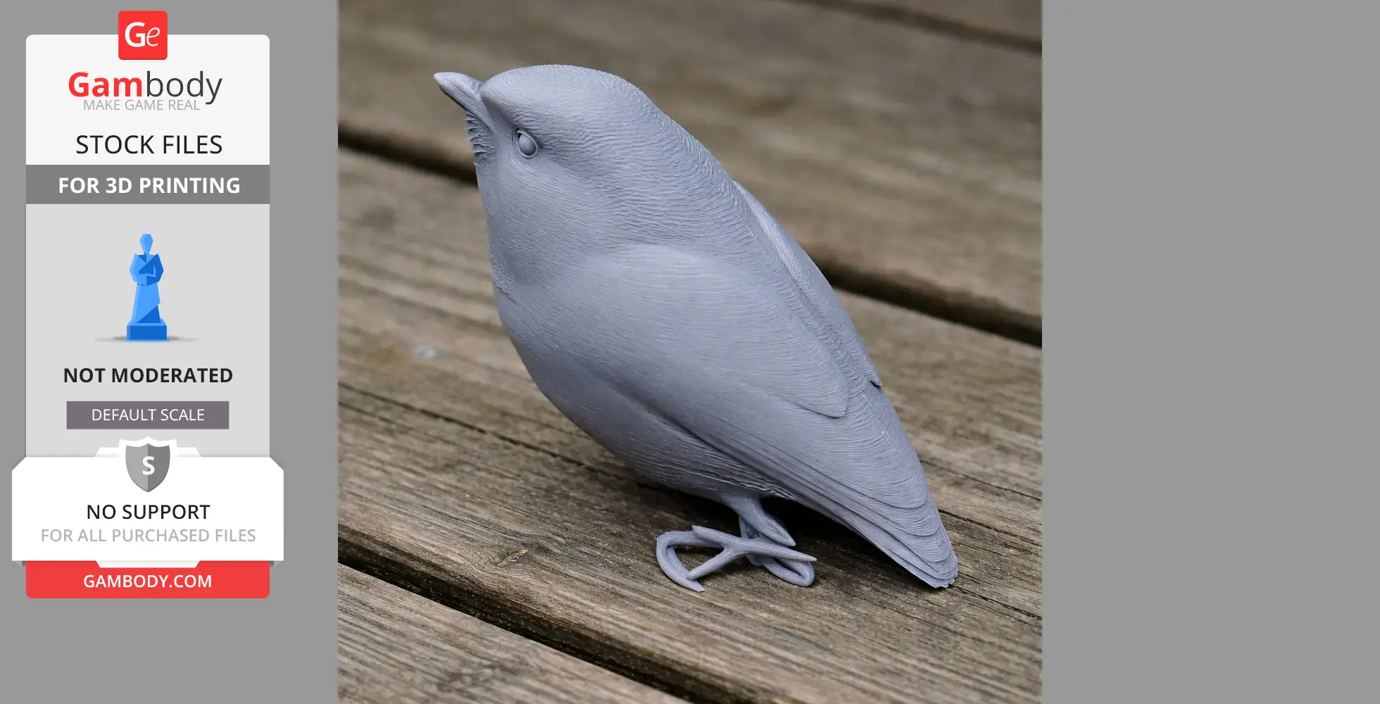 Baliem whistler - Prehistoric Animal STL