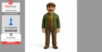 Lewis - Stardew Valley Figurine - Character Figure STL