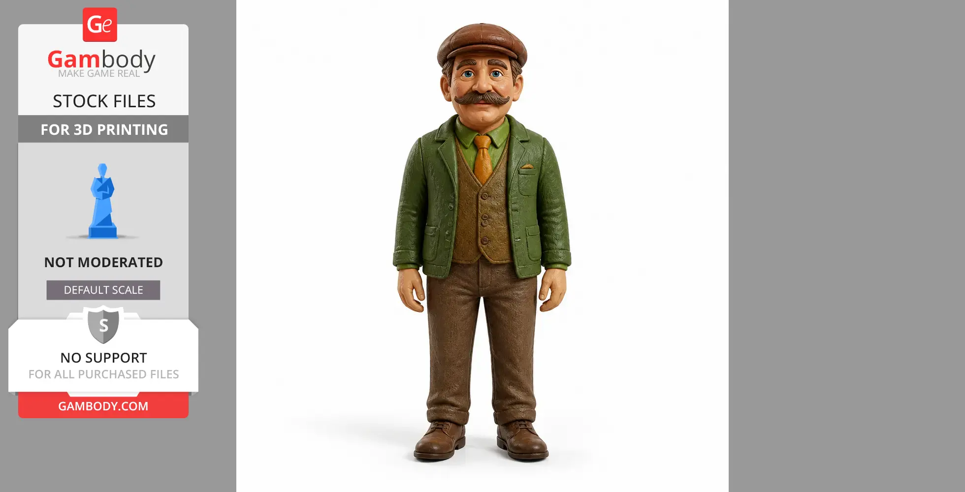 Lewis - Stardew Valley Figurine - Character Figure STL