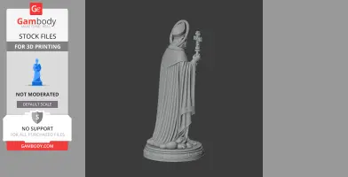 Saint Antiochus of Sulcis - Devotional Statue - STL 3D Print