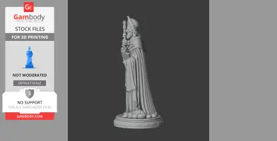 Saint Antiochus of Sulcis - Devotional Statue - STL 3D Print