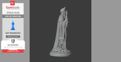 Saint Antiochus of Sulcis - Devotional Statue - STL 3D Print