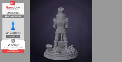 Nutcracker - Lethal Company - Character Figure STL