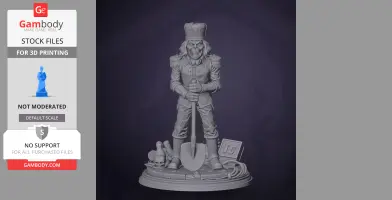 Nutcracker - Lethal Company - Character Figure STL