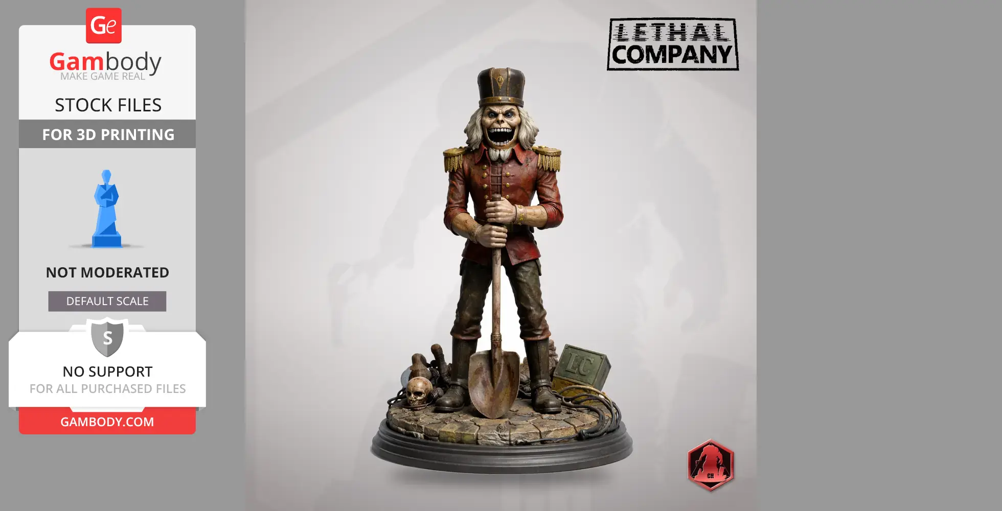 Nutcracker - Lethal Company - Character Figure STL