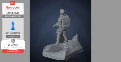 Fragile - Death Stranding 2: On the - Character Figure STL