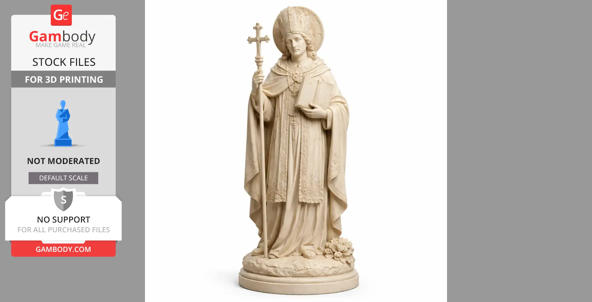 Saint Antoninus of Pamiers - Devotional - STL 3D Print