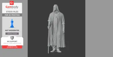 Lucius Malfoy Harry Potter Figurine - Character Figure STL