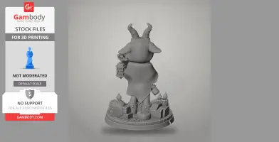 Amdusias - Cult of the Lamb - Character Figure STL
