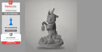 Amdusias - Cult of the Lamb - Character Figure STL
