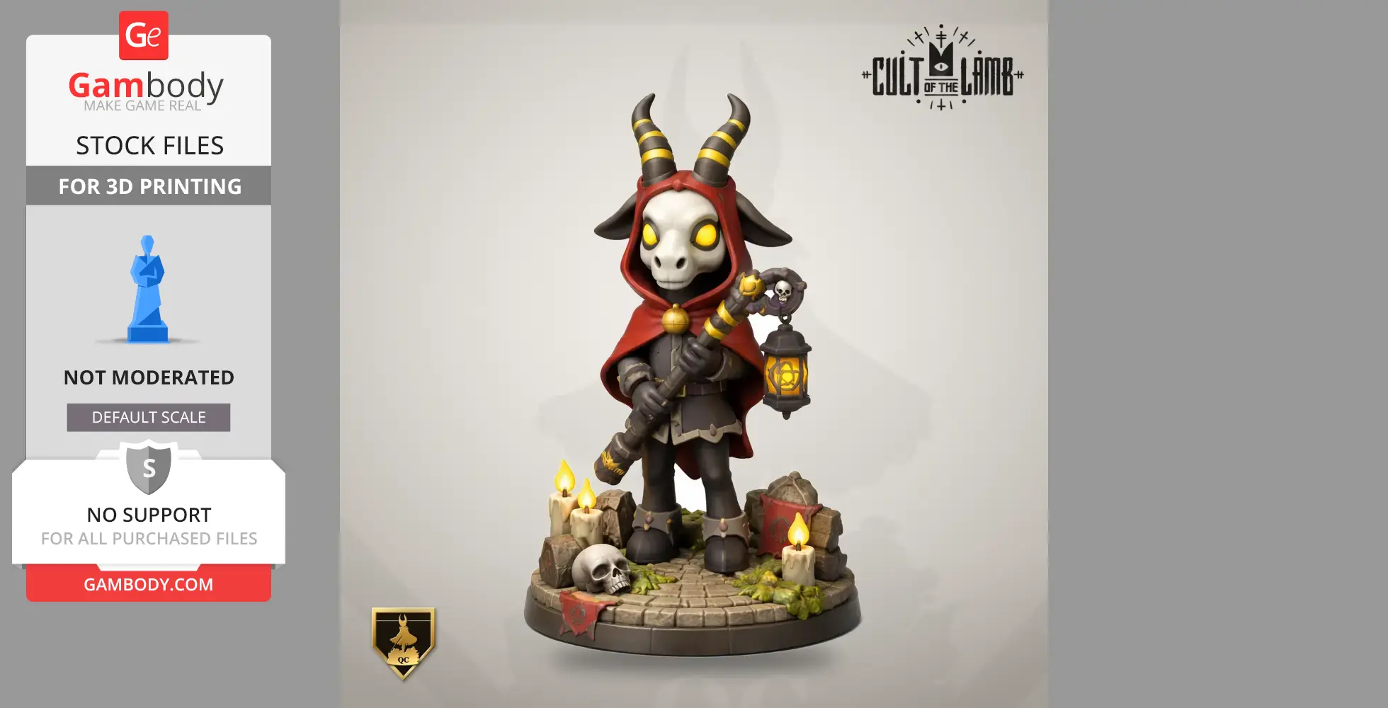 Amdusias - Cult of the Lamb - Character Figure STL