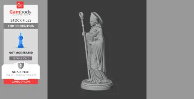 Saint Antoninus of Piacenza - Devotional - STL 3D Print
