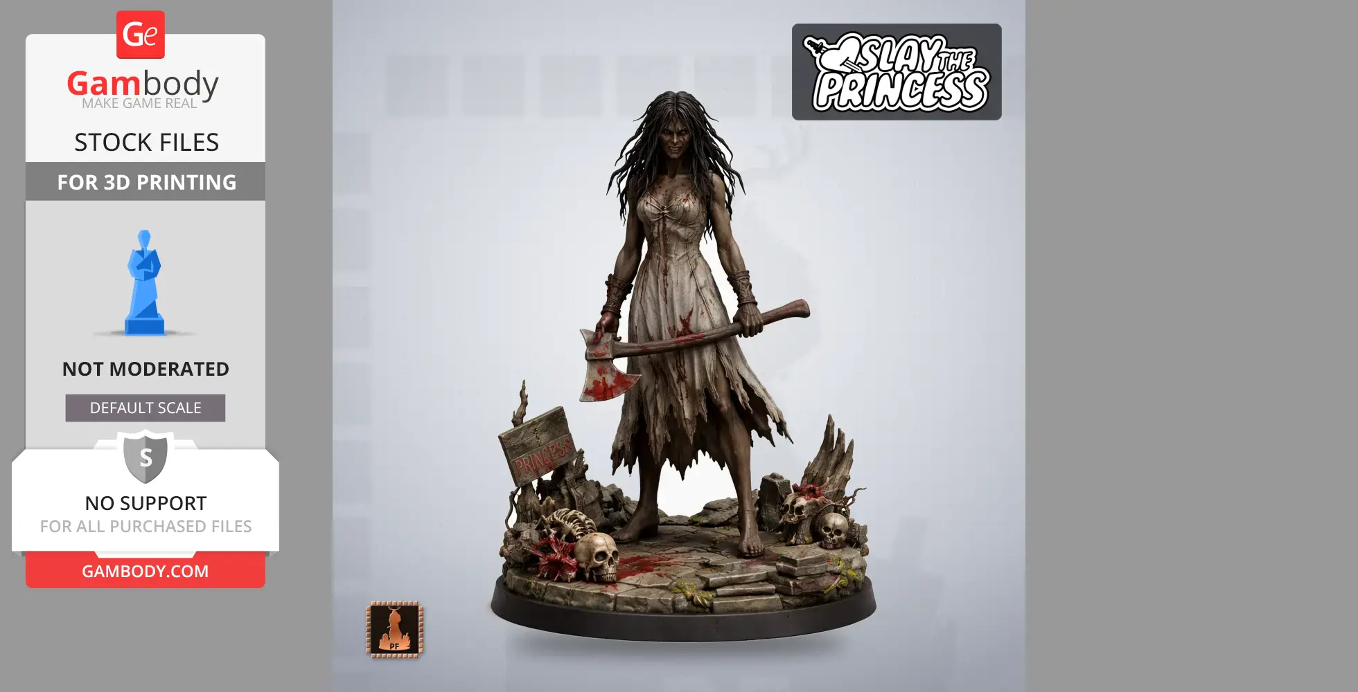 The Wild - Slay the Princess - Character Figure STL