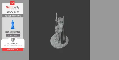Saint Antoninus of Rome - Devotional Statue - STL 3D Print