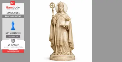 Saint Antoninus of Rome - Devotional Statue - STL 3D Print