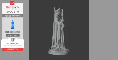 Saint Antoninus of Rome - Devotional Statue - STL 3D Print