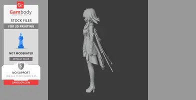Lumine - Genshin Impact Figurine - Character Figure STL