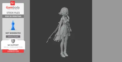 Lumine - Genshin Impact Figurine - Character Figure STL