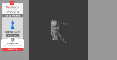 Lumine - Genshin Impact Figurine - Character Figure STL