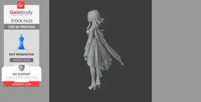 Lumine - Genshin Impact Figurine - Character Figure STL