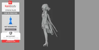 Lumine - Genshin Impact Figurine - Character Figure STL