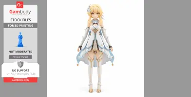 Lumine - Genshin Impact Figurine - Character Figure STL