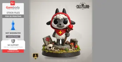 Follower - Cult of the Lamb - Character Figure STL