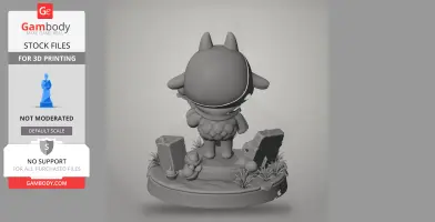 Follower - Cult of the Lamb - Character Figure STL