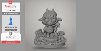 Follower - Cult of the Lamb - Character Figure STL
