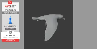 Band-rumped storm petrel - Prehistoric Animal STL