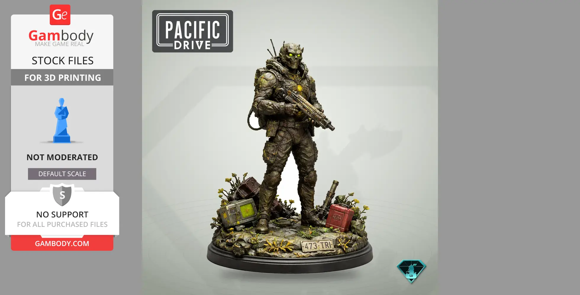 Remnant - Pacific Drive - Character Figure STL