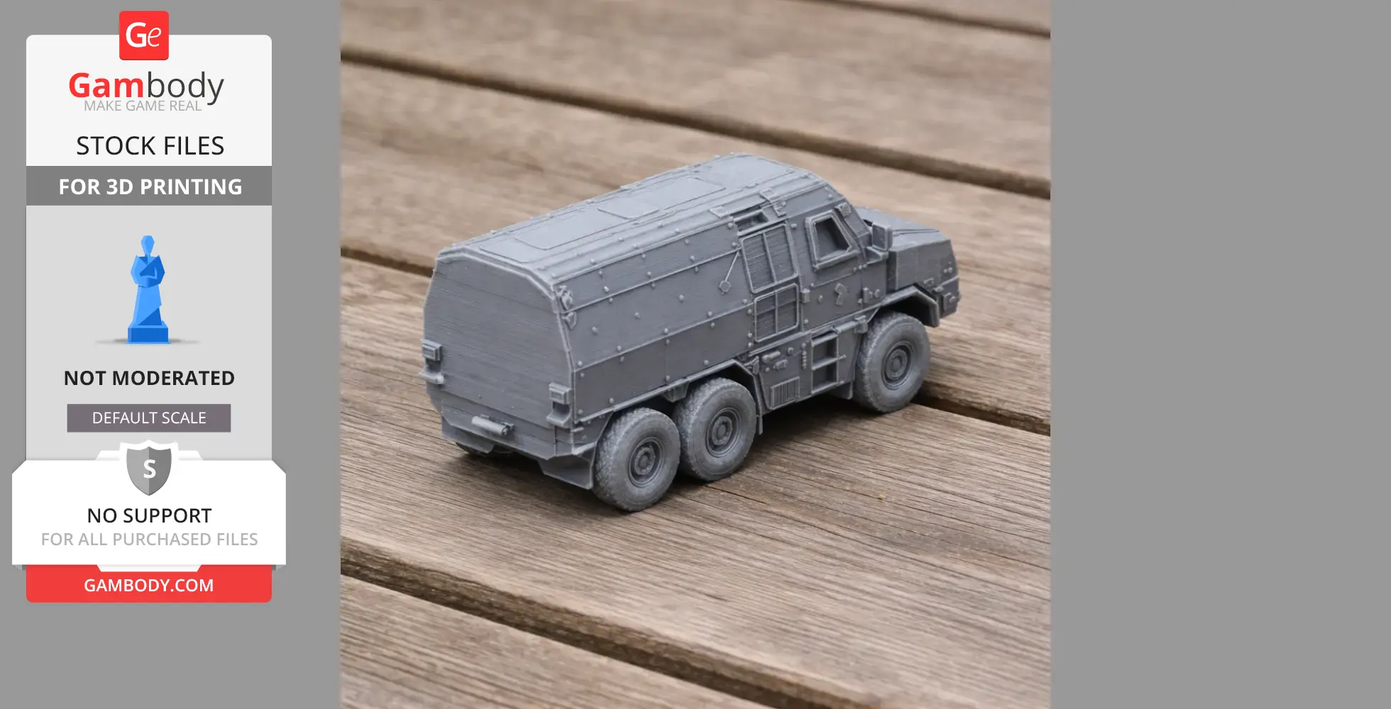 GFF4 - Tank Model STL