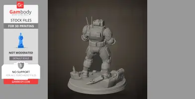 Bastion - Arc Raiders - Character Figure STL