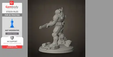 Bastion - Arc Raiders - Character Figure STL