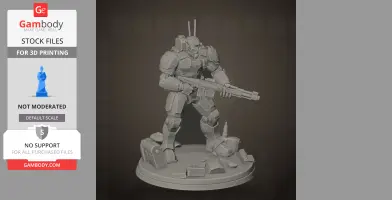 Bastion - Arc Raiders - Character Figure STL