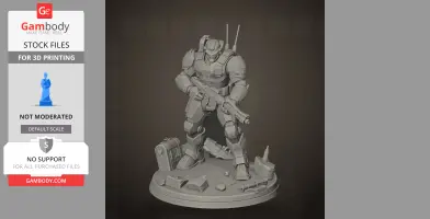 Bastion - Arc Raiders - Character Figure STL