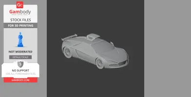 DC Avanti - Scale Vehicle STL
