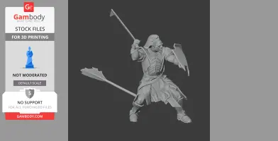 Lurtz Lord of the Rings Figurine - Character Figure STL