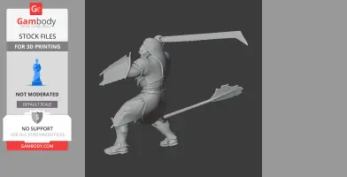 Lurtz Lord of the Rings Figurine - Character Figure STL