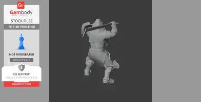 Lurtz Lord of the Rings Figurine - Character Figure STL