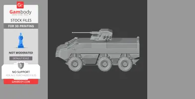 Mbombe 6 - Tank Model STL