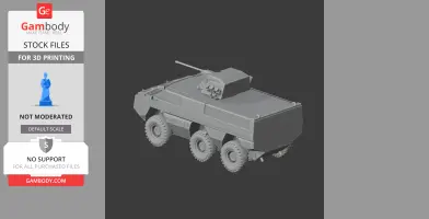 Mbombe 6 - Tank Model STL