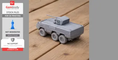 Mbombe 6 - Tank Model STL