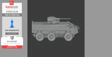 Mbombe 6 - Tank Model STL