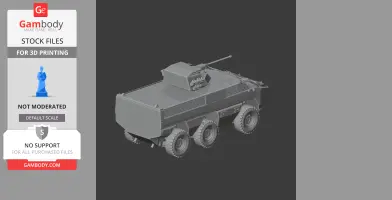 Mbombe 6 - Tank Model STL