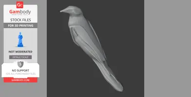 Band-tailed cacique - Prehistoric Animal STL