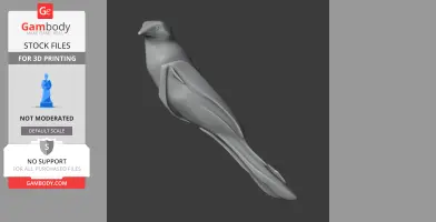 Band-tailed cacique - Prehistoric Animal STL