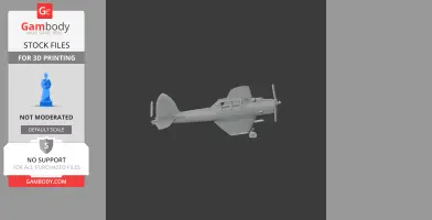 De Havilland Canada DHC-1 Chipmunk - Scale Vehicle STL